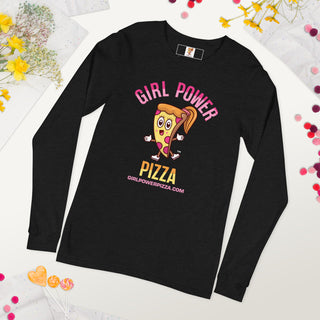 Girl Power Pizza - Girl Power Pizza - Women’s Long Sleeve - Girl Power Pizza