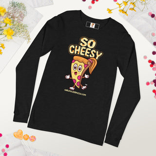 So Cheesy - Girl Power Pizza - Women’s Long Sleeve - Girl Power Pizza