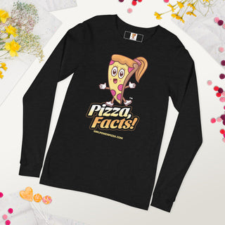 Pizza Facts! -Girl Power Pizza - Women's Long Sleeve