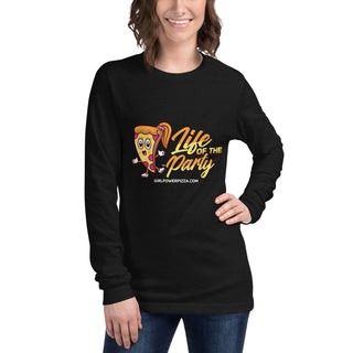 Life Of The Party - Girl Power Pizza - Women's Long Sleeve - Girl Power Pizza