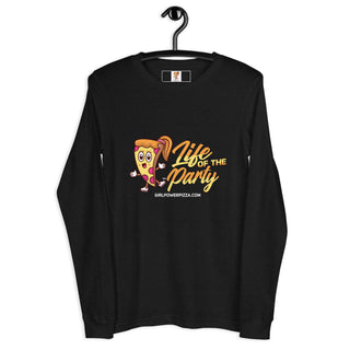 Life Of The Party - Girl Power Pizza - Women's Long Sleeve - Girl Power Pizza