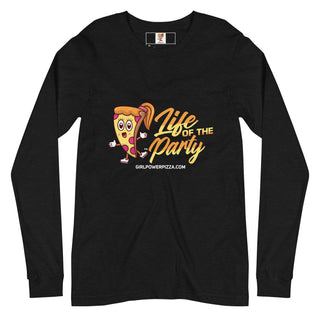 Life Of The Party - Girl Power Pizza - Women's Long Sleeve - Girl Power Pizza