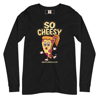 So Cheesy - Girl Power Pizza - Women’s Long Sleeve - Girl Power Pizza