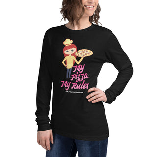 My Pizza My Rules - Girl Power Pizza - Women's Long Sleeve