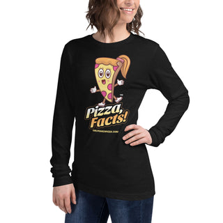 Pizza Facts! -Girl Power Pizza - Women's Long Sleeve