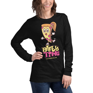 Party Time - Girl Power Pizza - Women’s Long Sleeve