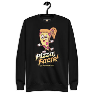 Pizza Facts! -Girl Power Pizza - Women's Sweatshirt - Girl Power Pizza