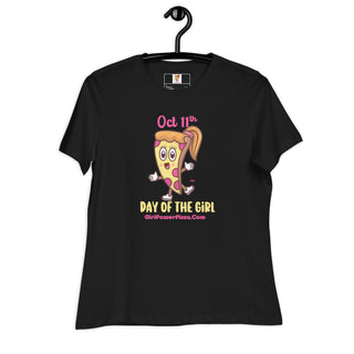 Day Of The Girl - Girl Power Pizza - Women's T-Shirt