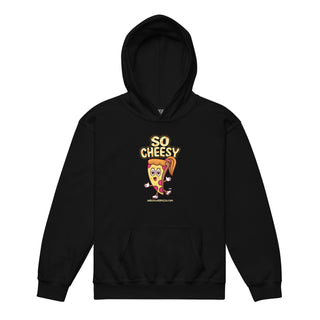 So Cheesy - Girl Power Pizza - Girl's Hoodie - Girl Power Pizza