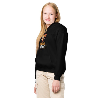 Wait, What? - Girl Power Pizza - Girl's Hoodie - Girl Power Pizza