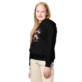 It’s Her Party And She'll Pie If Want To - Girl Power Pizza - Girl's Hoodie - Girl Power Pizza