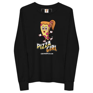 Pizza Girl - Girl Power Pizza - Girl's Long Sleeves - Girl Power Pizza