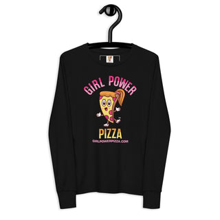 Girl Power Pizza - Girl Power Pizza - Girl's Long Sleeves - Girl Power Pizza