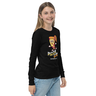 Pizza Girl - Girl Power Pizza - Girl's Long Sleeves - Girl Power Pizza