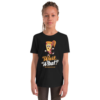 Wait, What? - Girl Power Pizza - Girl's T-Shirt - Girl Power Pizza