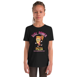 Girl Power Pizza - Girl Power Pizza - Girl's T-Shirt - Girl Power Pizza