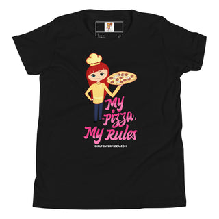 My Pizza My Rules - Girl Power Pizza - Girl’s T-Shirt - Girl Power Pizza