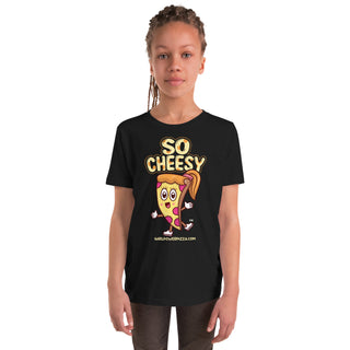 So Cheesy - Girl Power Pizza - Girl's T-Shirt - Girl Power Pizza