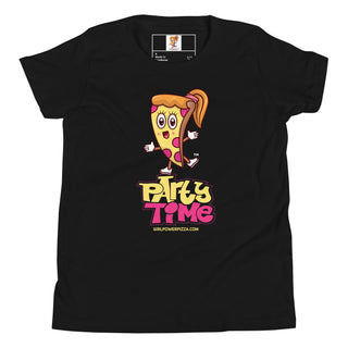 Party Time - Girl Power Pizza - Girl's T-Shirt - Girl Power Pizza