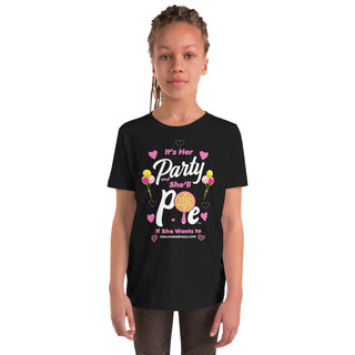 It’s Her Party And She'll Pie If Want To - Girl Power Pizza - Women's T-Shirt - Girl Power Pizza